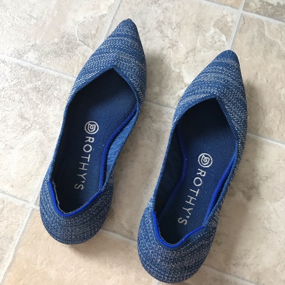 rothys indigo heather